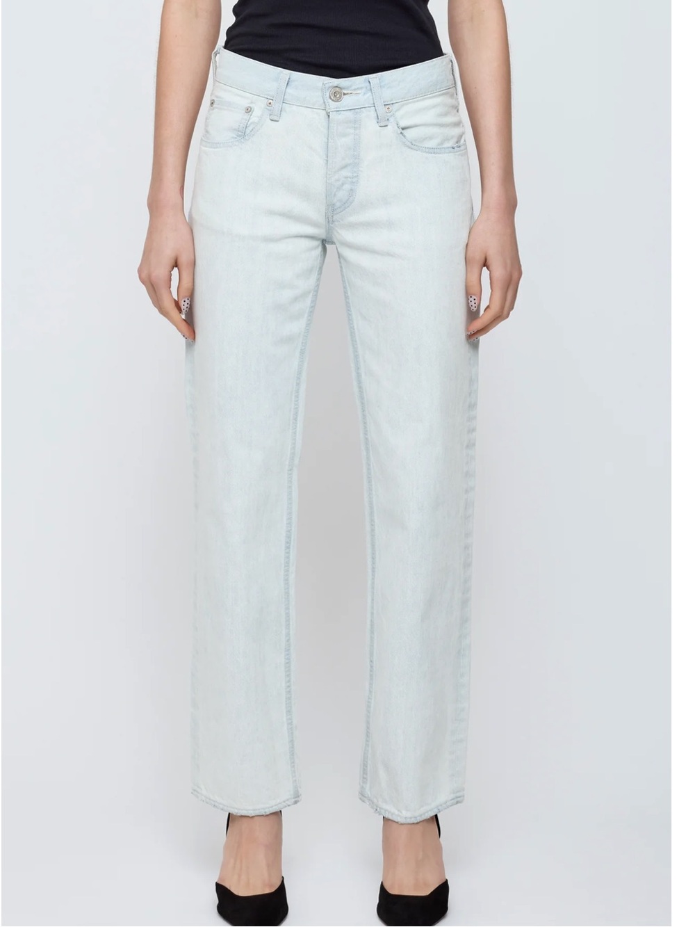 Moussy Bainbridge Straight Low Jeans